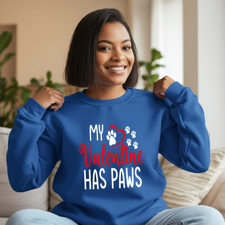 My Valentine Has Paws – Unisex Long Sleeve Pet Lover Shirt