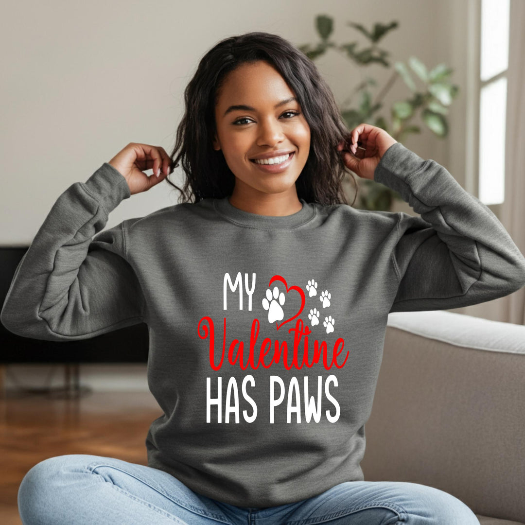 My Valentine Has Paws – Unisex Long Sleeve Pet Lover Shirt