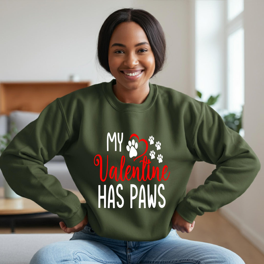 My Valentine Has Paws – Unisex Long Sleeve Pet Lover Shirt