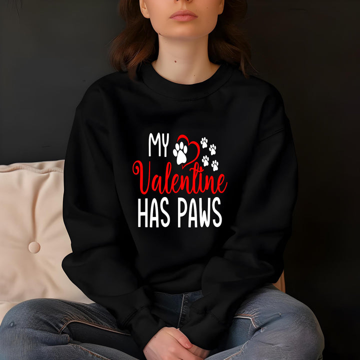 My Valentine Has Paws – Unisex Long Sleeve Pet Lover Shirt