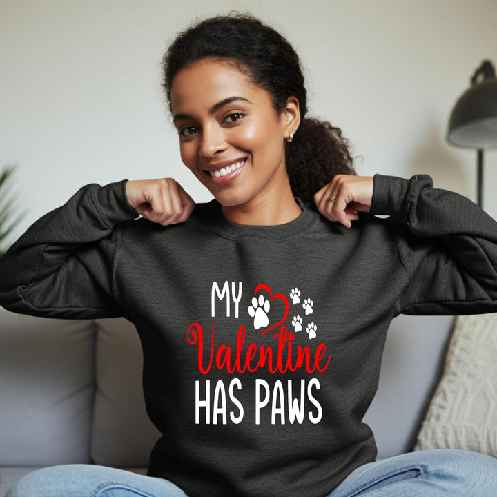 My Valentine Has Paws – Unisex Long Sleeve Pet Lover Shirt
