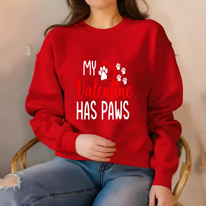 My Valentine Has Paws – Unisex Long Sleeve Pet Lover Shirt