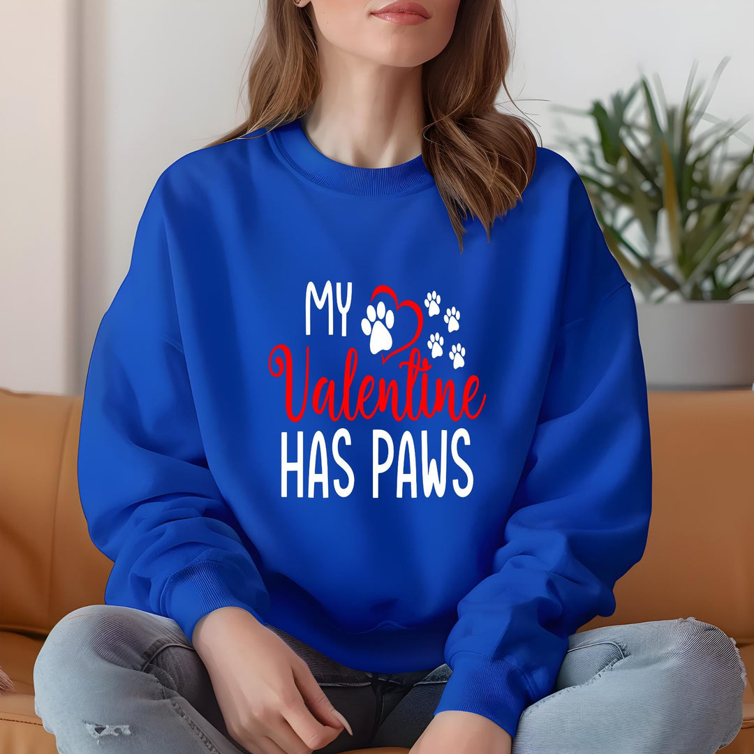 My Valentine Has Paws – Unisex Long Sleeve Pet Lover Shirt