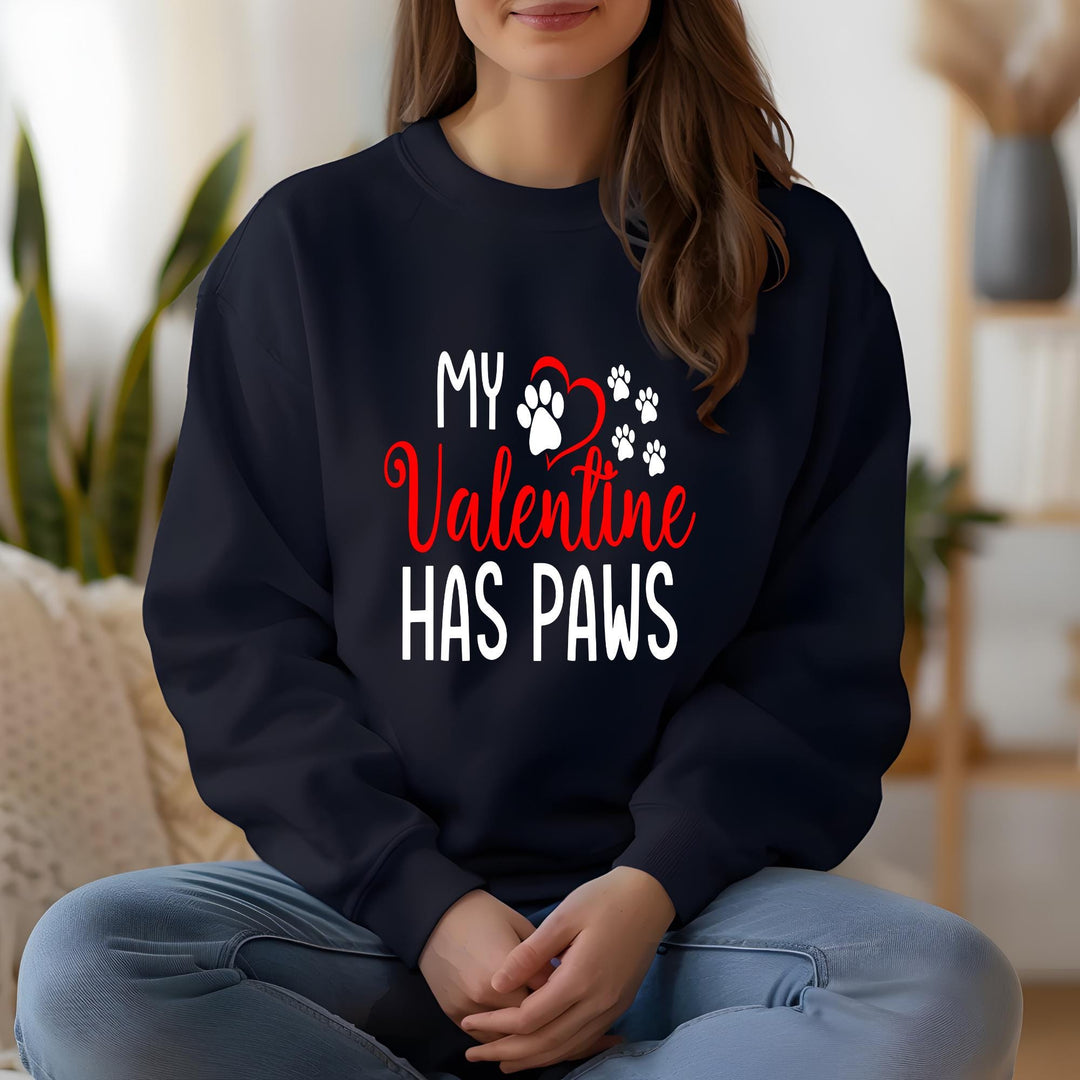 My Valentine Has Paws – Unisex Long Sleeve Pet Lover Shirt