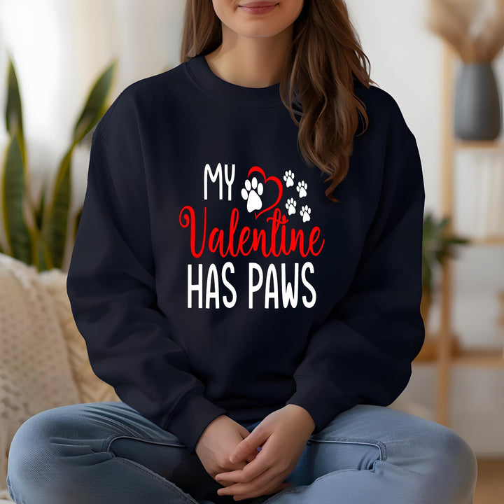 My Valentine Has Paws – Unisex Long Sleeve Pet Lover Shirt