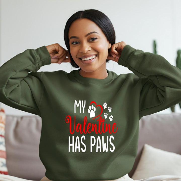 My Valentine Has Paws – Unisex Long Sleeve Pet Lover Shirt