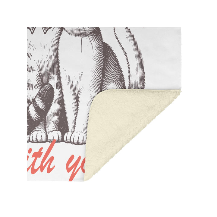 I'd Spend All 9 Lives with you Fleece/Sherpa Blanket