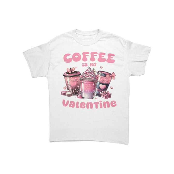 Coffee is my Valentine Unisex Valentine's t-shirt