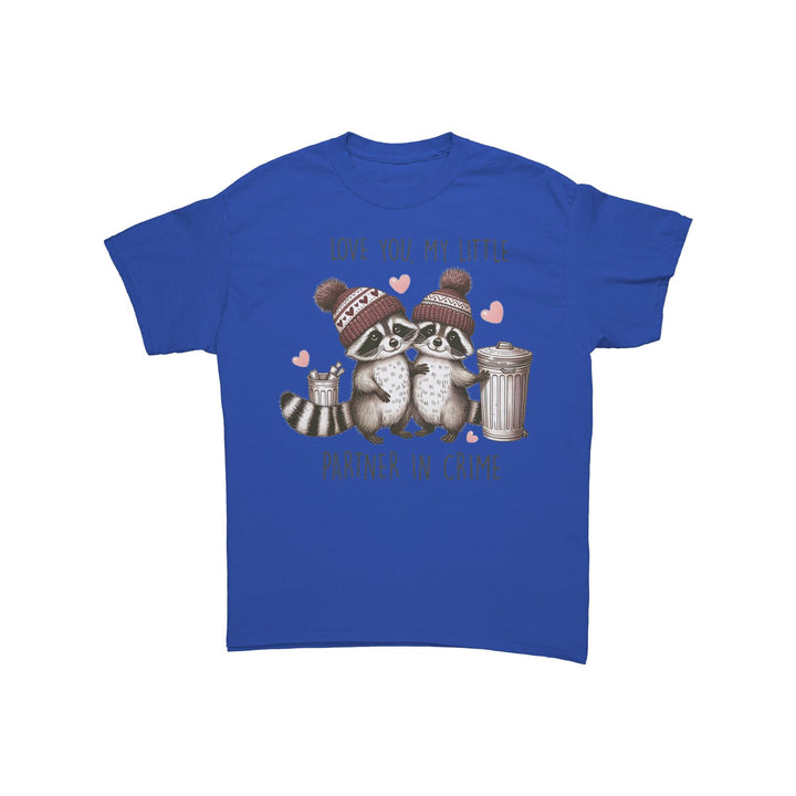 Love you, My little partner in crime Unisex Valentines t-shirt