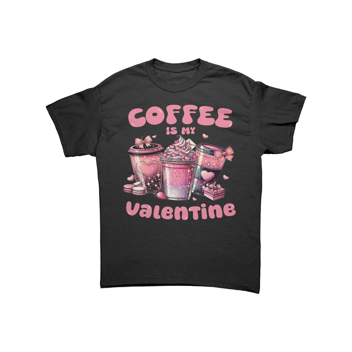 Coffee is my Valentine Unisex Valentine's t-shirt