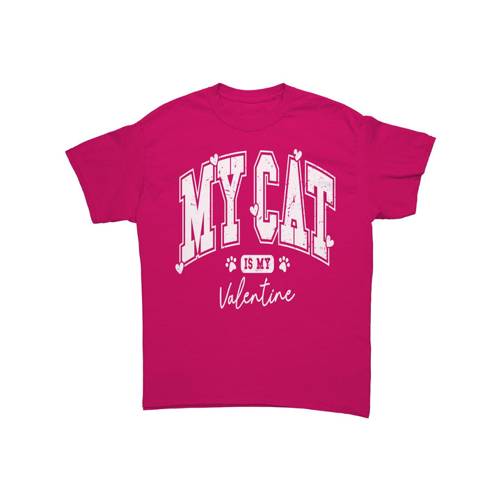 My Cat is my Valentine Unisex Valentine's tshirt