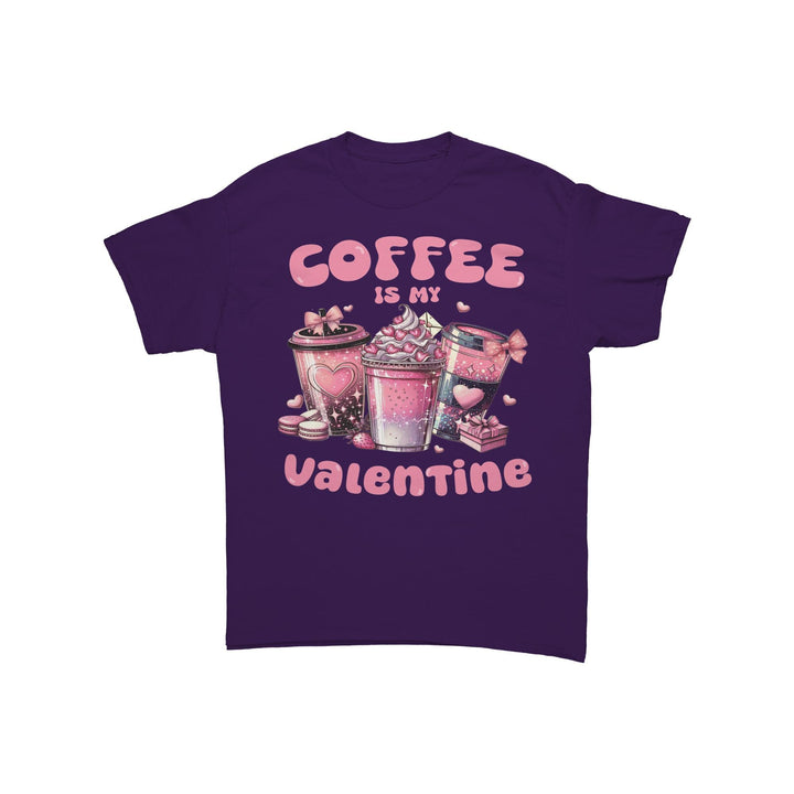 Coffee is my Valentine Unisex Valentine's t-shirt