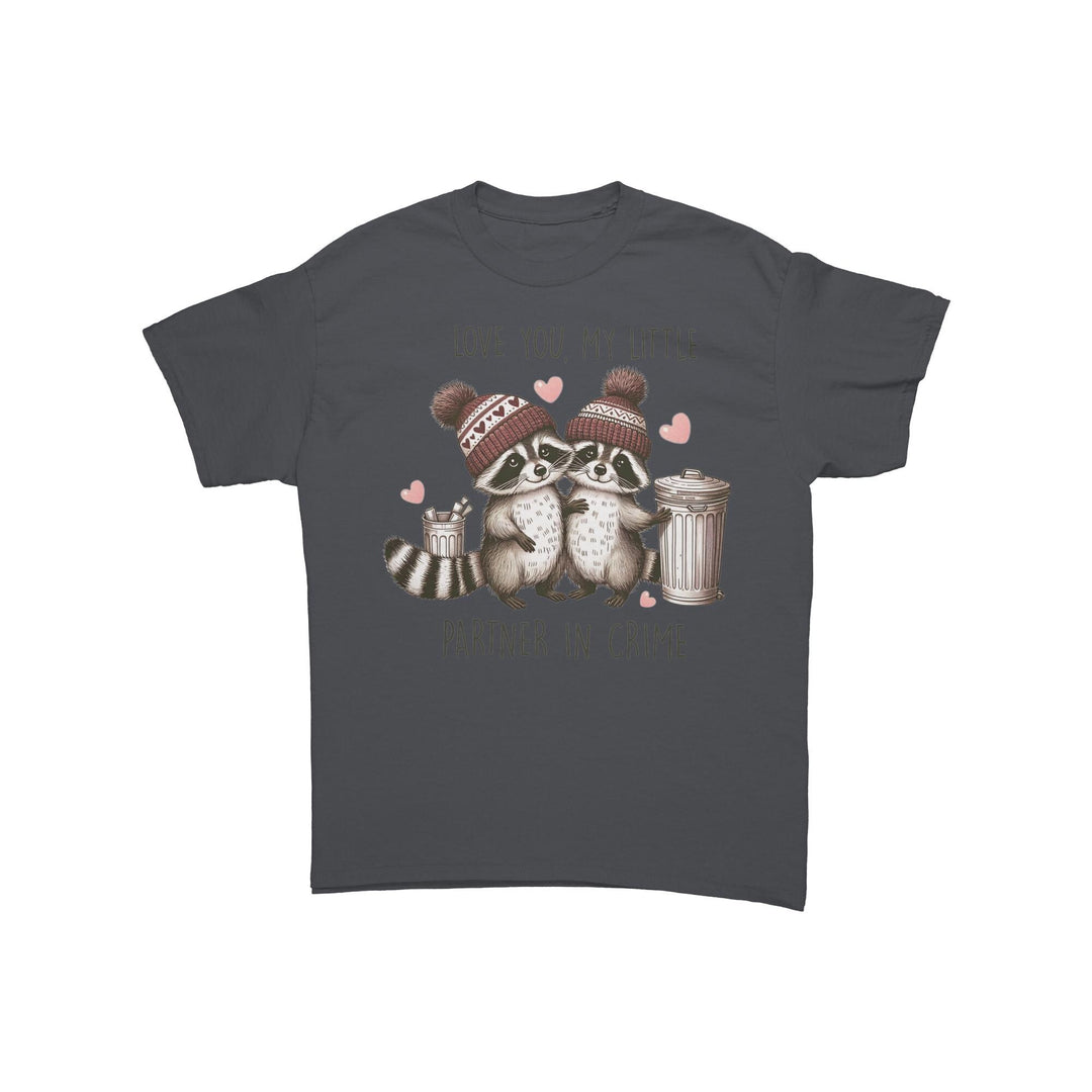Love you, My little partner in crime Unisex Valentines t-shirt