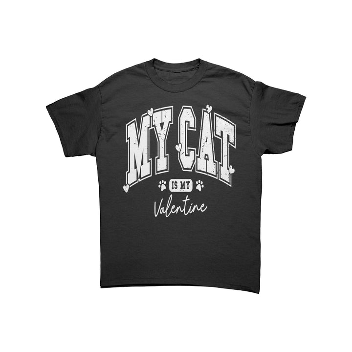 My Cat is my Valentine Unisex Valentine's tshirt