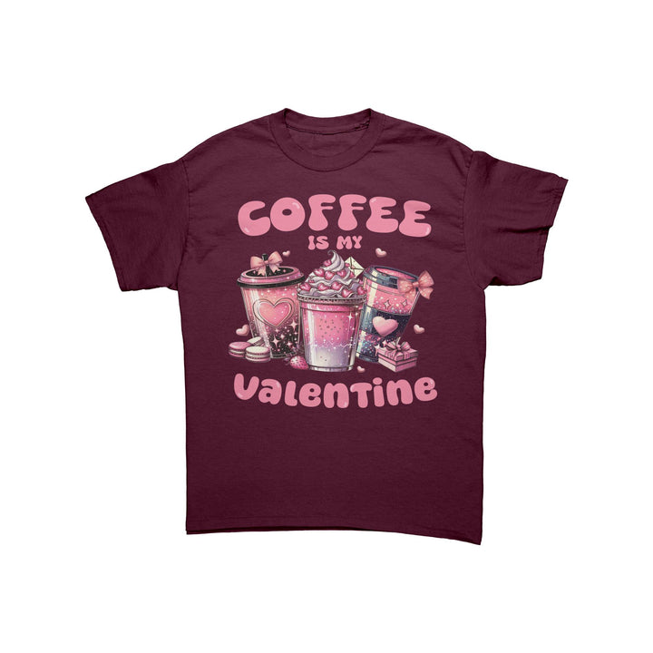 Coffee is my Valentine Unisex Valentine's t-shirt