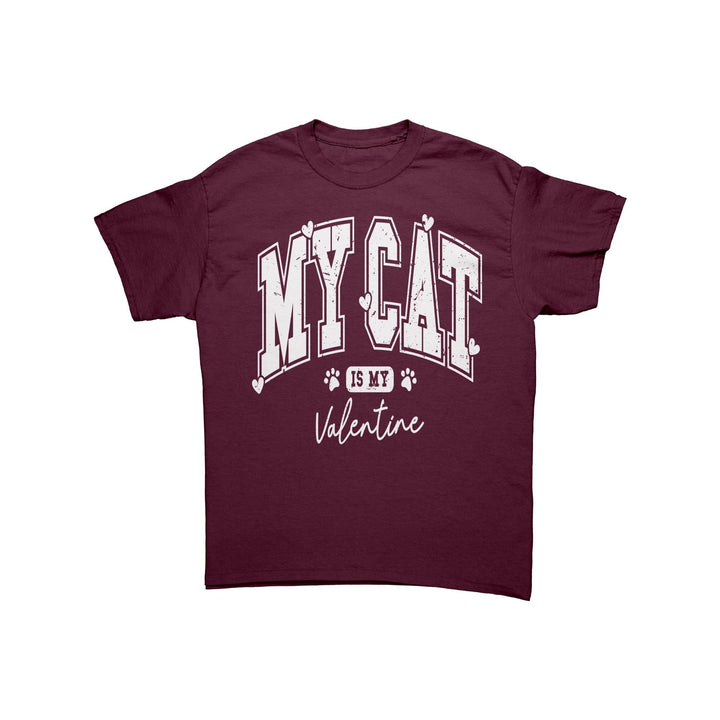 My Cat is my Valentine Unisex Valentine's tshirt