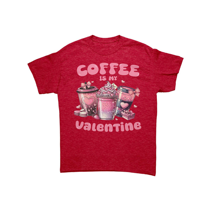 Coffee is my Valentine Unisex Valentine's t-shirt