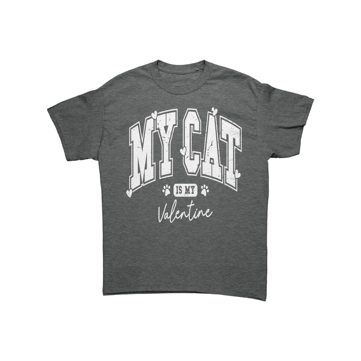 My Cat is my Valentine Unisex Valentine's tshirt