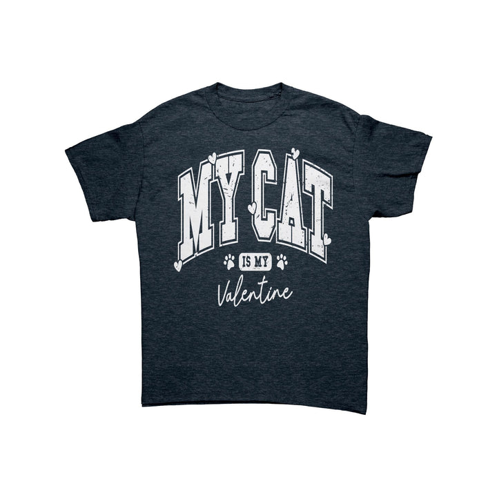 My Cat is my Valentine Unisex Valentine's tshirt