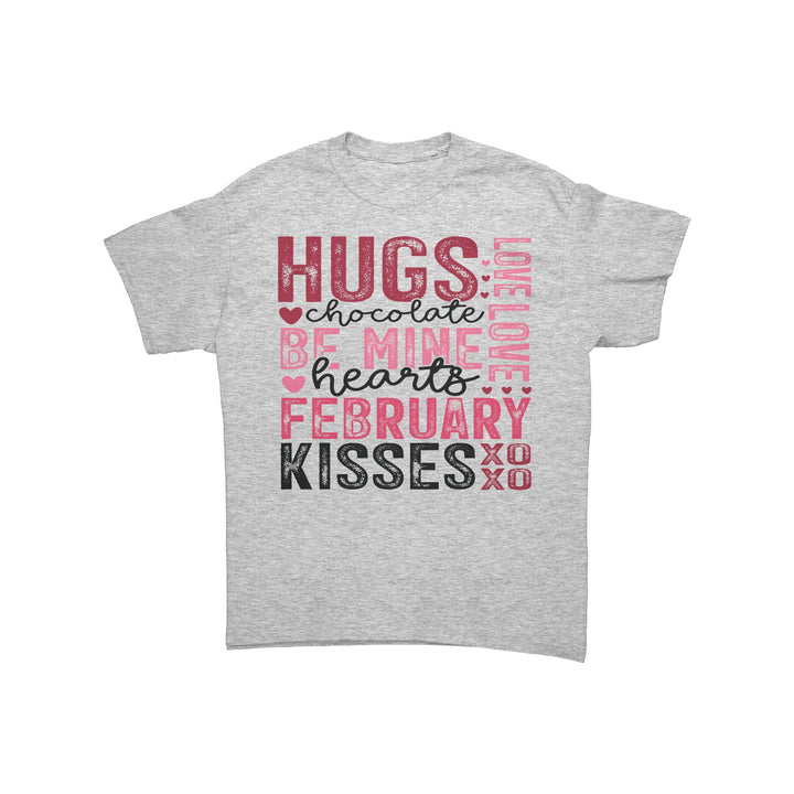 Happy Valentine's Day Kisses XOXO Unisex tshirt