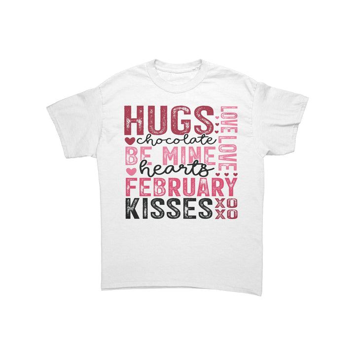 Happy Valentine's Day Kisses XOXO Unisex tshirt