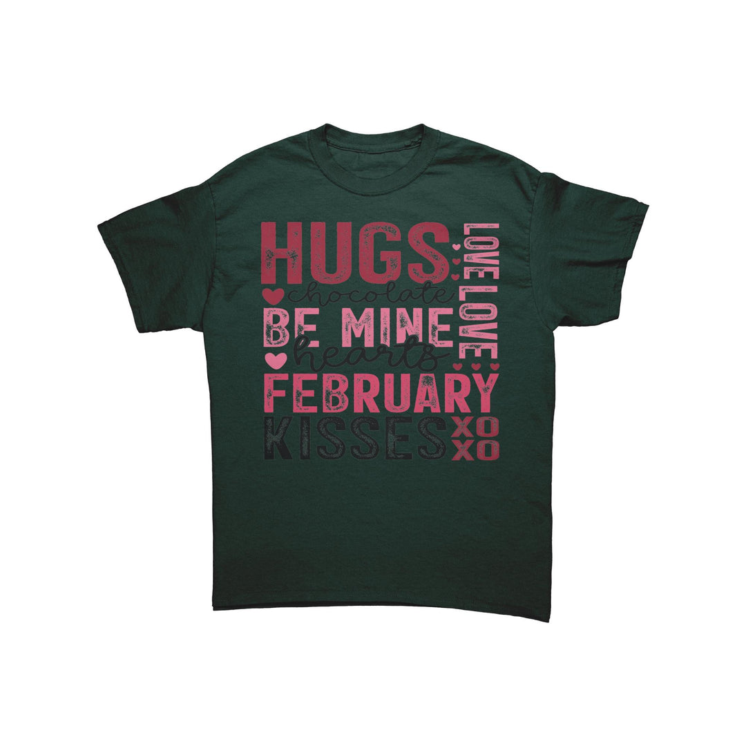 Happy Valentine's Day Kisses XOXO Unisex tshirt