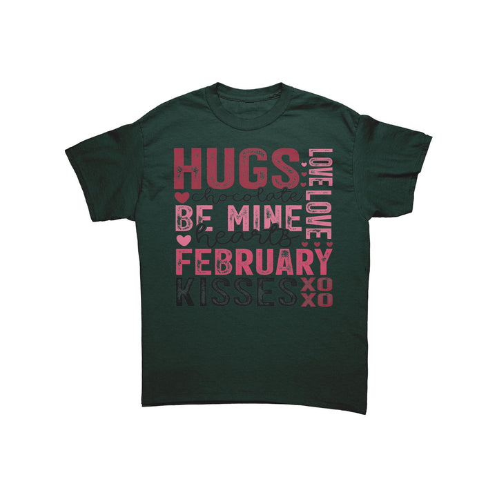 Happy Valentine's Day Kisses XOXO Unisex tshirt
