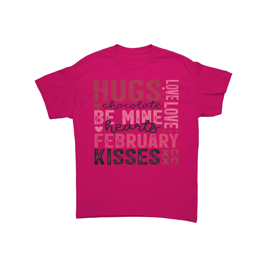 Happy Valentine's Day Kisses XOXO Unisex tshirt