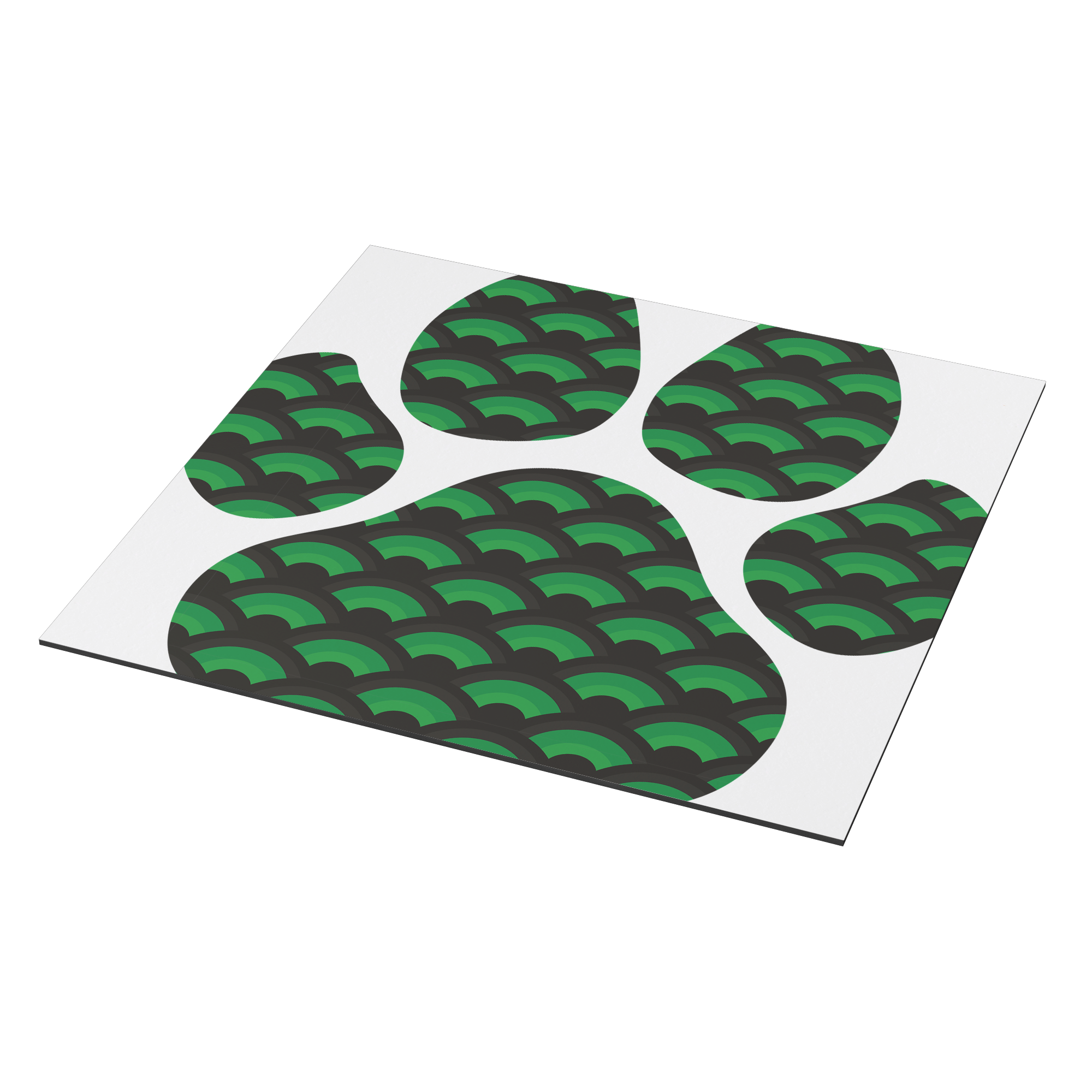 Dog_Paw_Print_Shamrock_Car_Magnet_SquareCarMagnet_Angle_Mockup.png