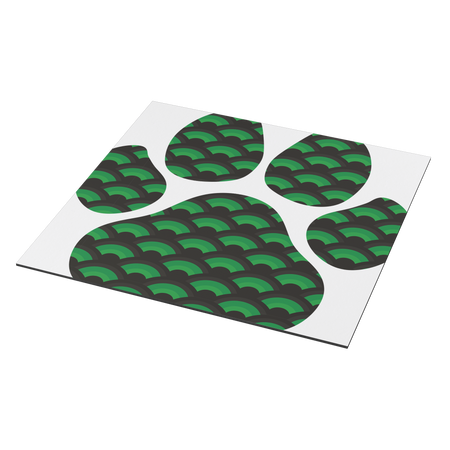 Dog_Paw_Print_Shamrock_Car_Magnet_SquareCarMagnet_Angle_Mockup.png
