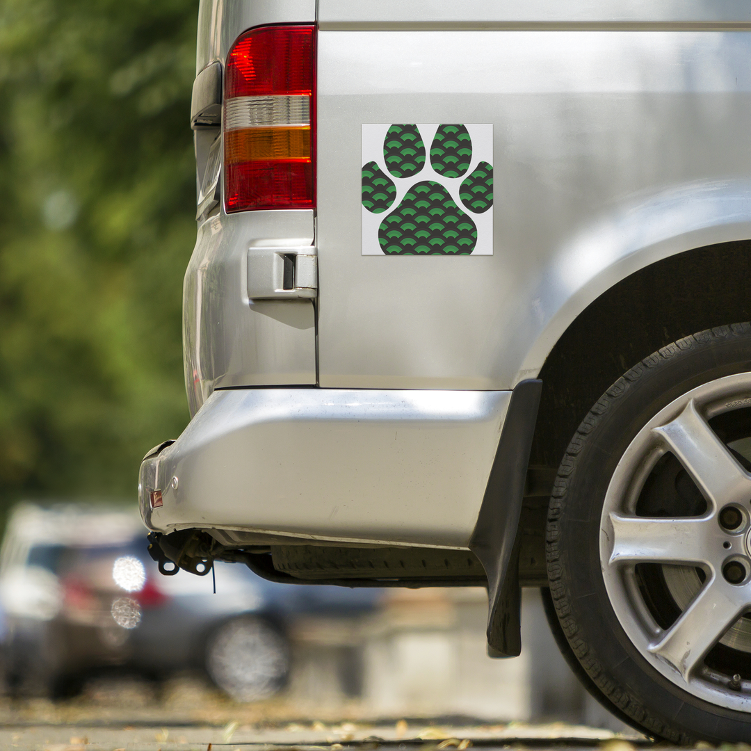 Dog_Paw_Print_Shamrock_Car_Magnet_SquareCarMagnet_Carside_Mockup.png