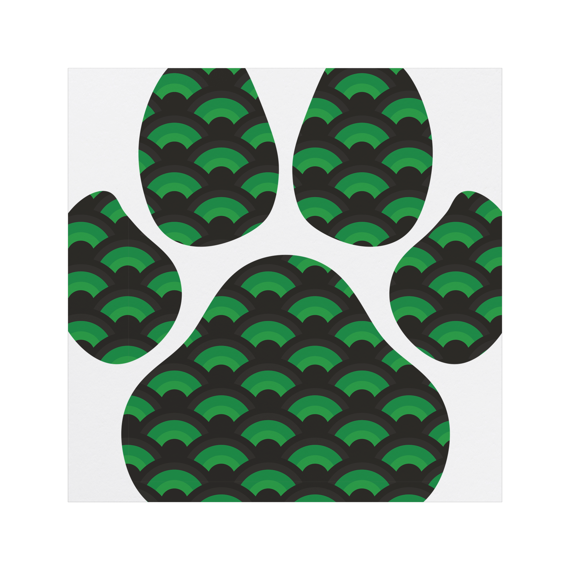 Dog_Paw_Print_Shamrock_Car_Magnet_SquareCarMagnet_Main_Mockup.png
