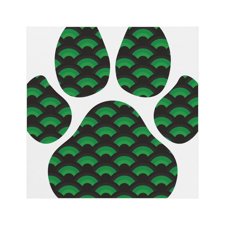 Dog_Paw_Print_Shamrock_Car_Magnet_SquareCarMagnet_Main_Mockup.png