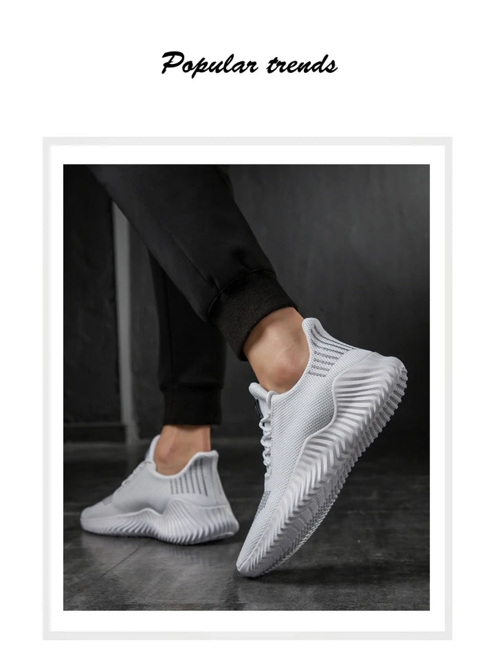 Men's White Casual Sneakers