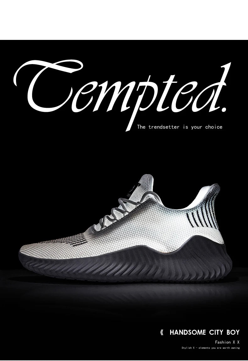 Men's White Casual Sneakers