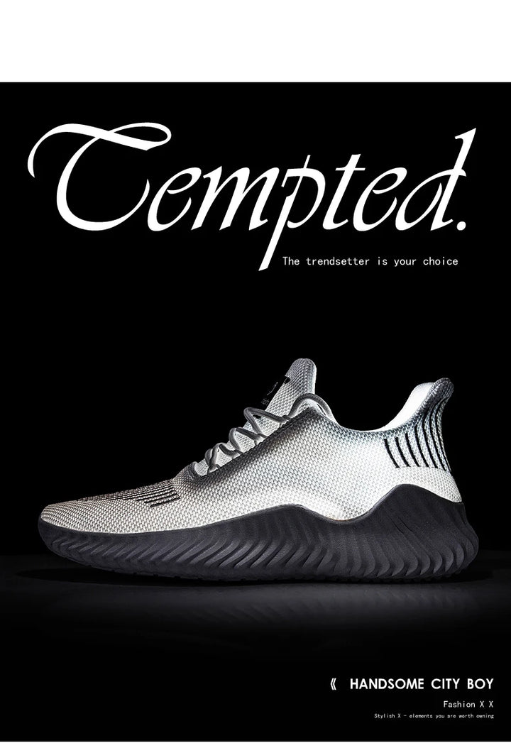 Men's White Casual Sneakers