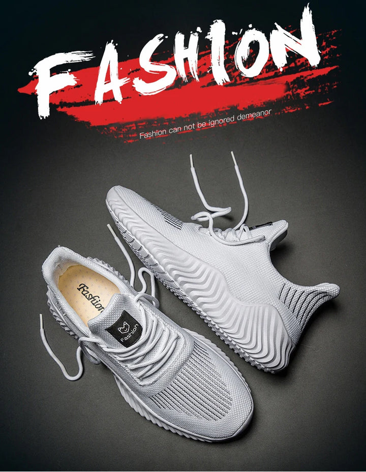 Men's White Casual Sneakers