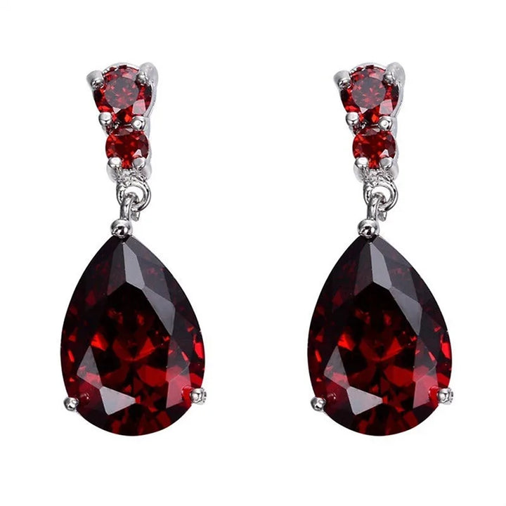 EternaBlue™ – Anti-Allergy Blue Crystal Wedding Earrings