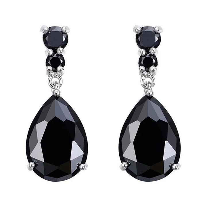 EternaBlue™ – Anti-Allergy Blue Crystal Wedding Earrings