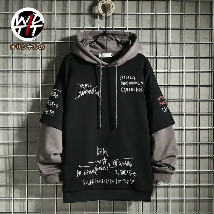 Retro Layered Hoodie