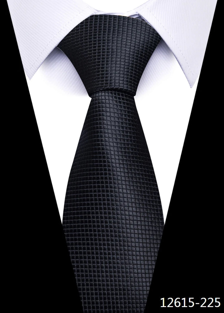 Tie Gravatas Fashion Wholesale Woven 8 cm Necktie Wedding Accessories Blue Man Dot Fit Group Party Office