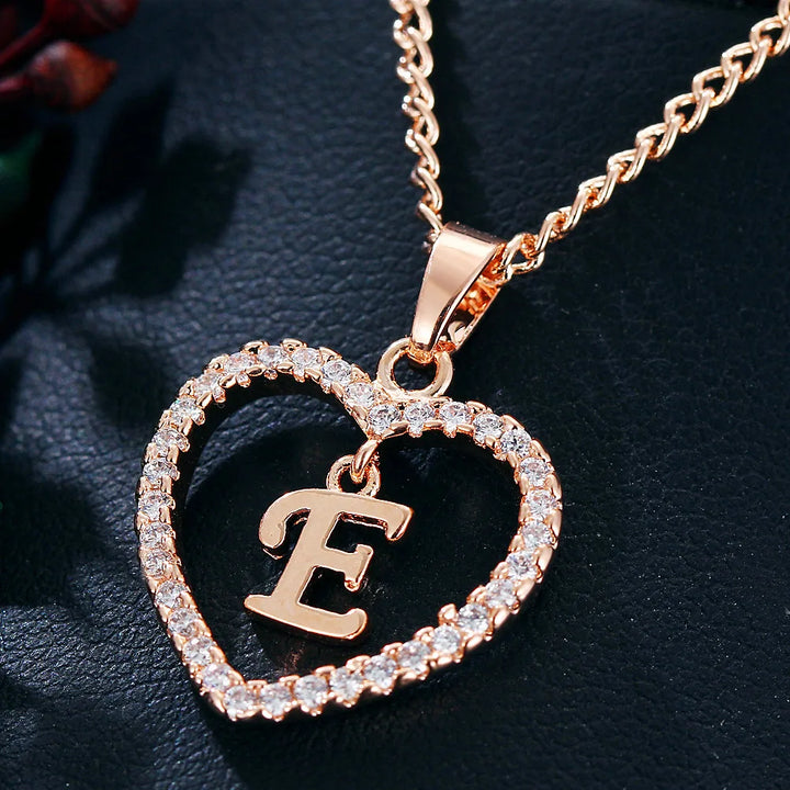 LoveLetter™ – 26 Letter Zircon Pendant Necklace