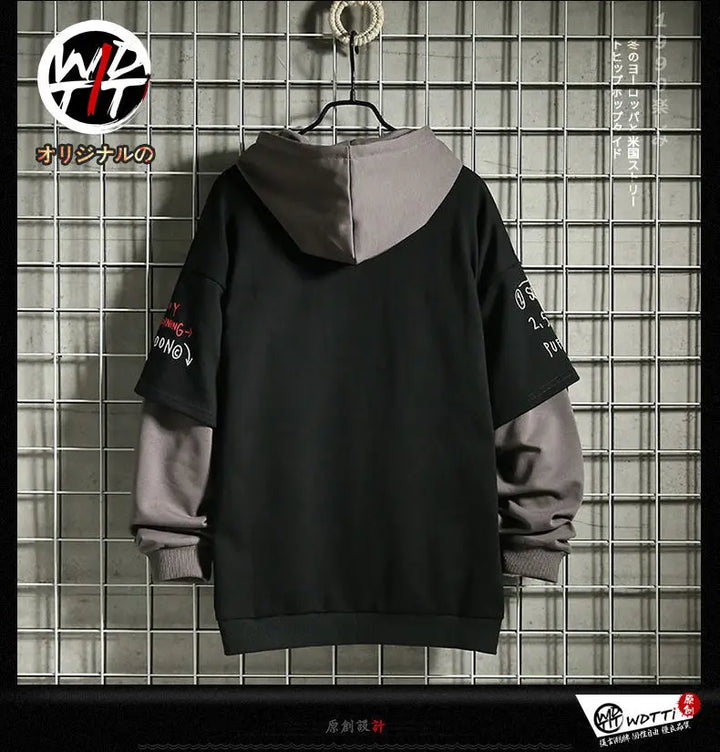 Retro Layered Hoodie