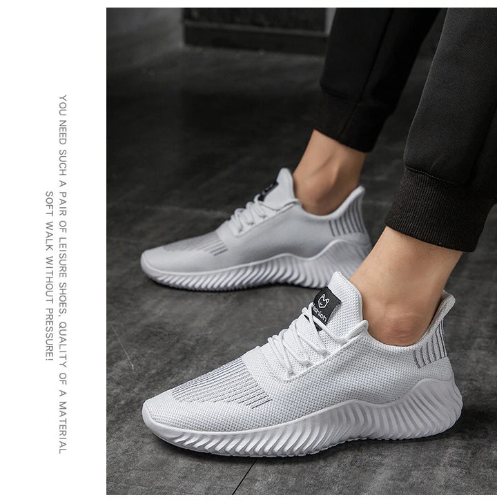 Men's White Casual Sneakers