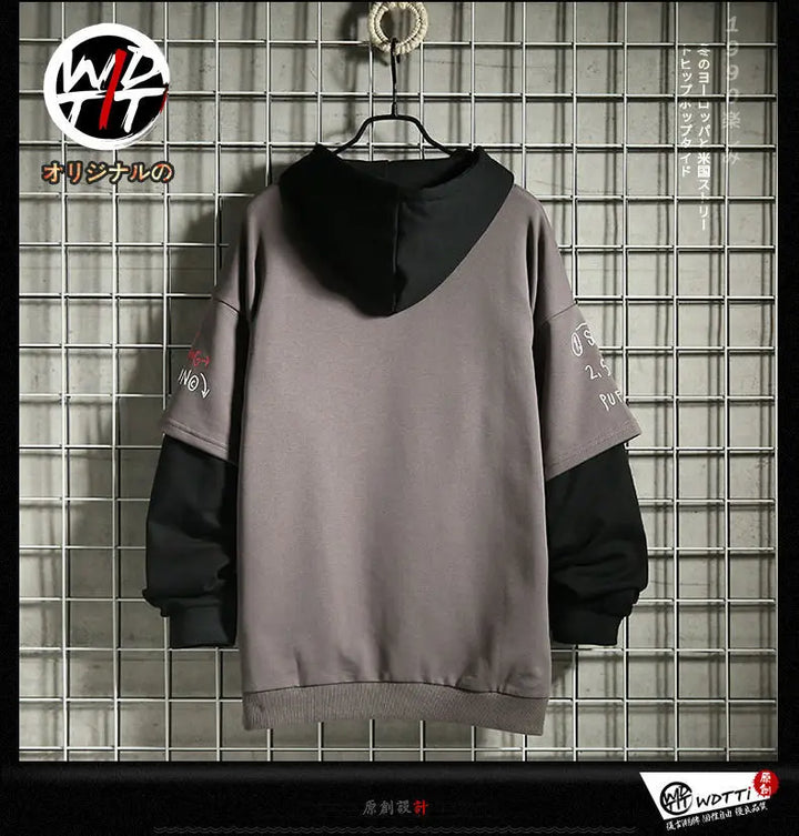 Retro Layered Hoodie