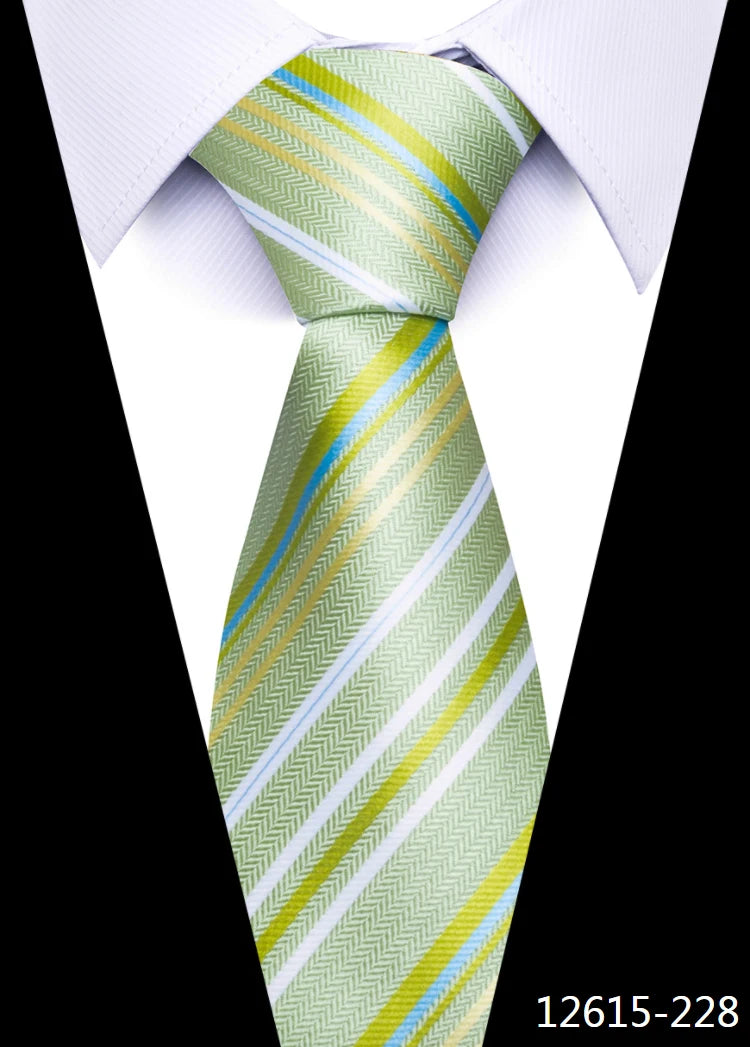 Tie Gravatas Fashion Wholesale Woven 8 cm Necktie Wedding Accessories Blue Man Dot Fit Group Party Office