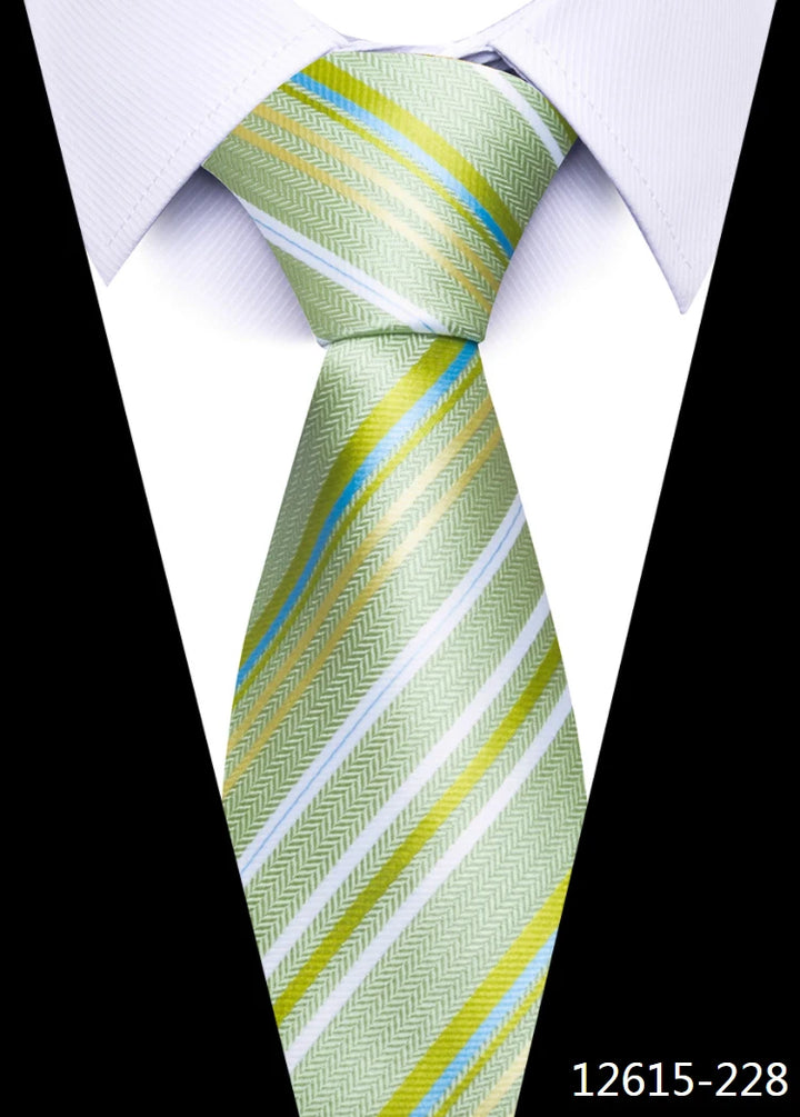 Tie Gravatas Fashion Wholesale Woven 8 cm Necktie Wedding Accessories Blue Man Dot Fit Group Party Office