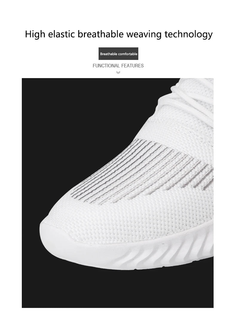 Men's White Casual Sneakers