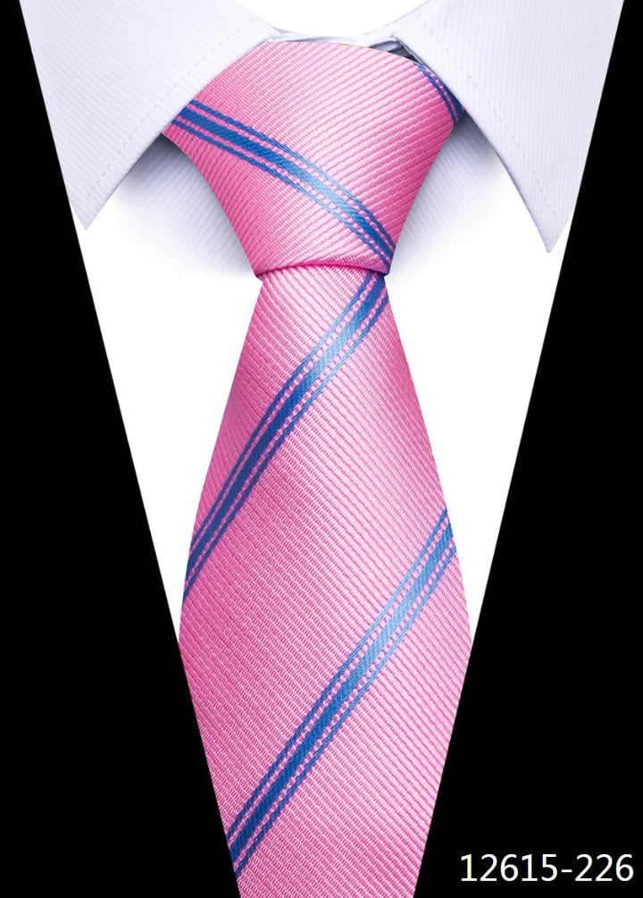 Tie Gravatas Fashion Wholesale Woven 8 cm Necktie Wedding Accessories Blue Man Dot Fit Group Party Office