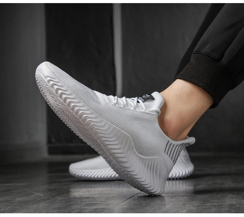 Men's White Casual Sneakers